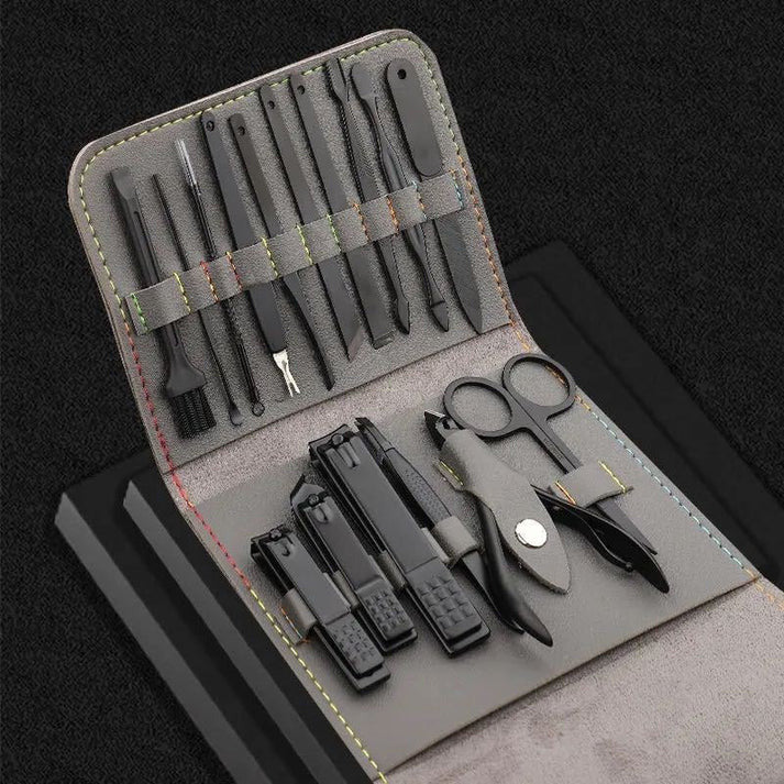 Good-Looking Foldable Stainless Steel Nail Clipper Set